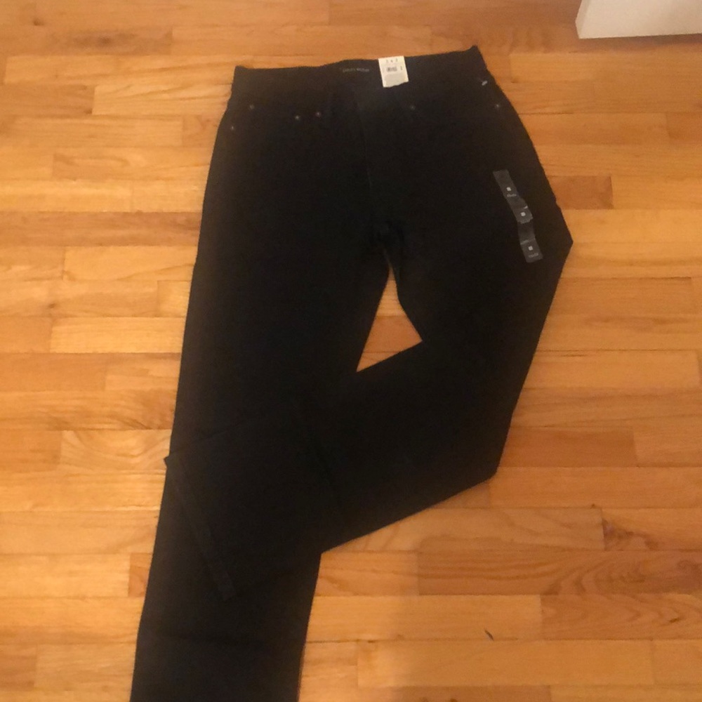 Mens 32x32 Vintage Straight Leg Black Denim Jeans- brand new